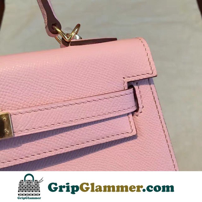 Hermes Pink Epsom Kelly 25cm Sellier Lushentic AAAAA Grade Replica - Image 3