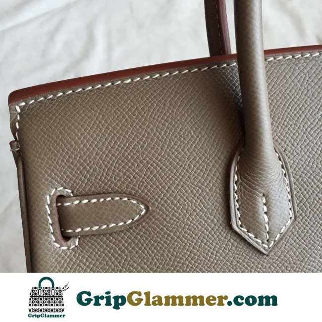 Hermes Etoupe Epsom Birkin 25cm Lushentic AAAAA Grade Replica - Image 5
