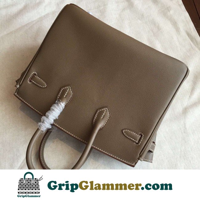 Hermes Etoupe Epsom Birkin 25cm Lushentic AAAAA Grade Replica - Image 9