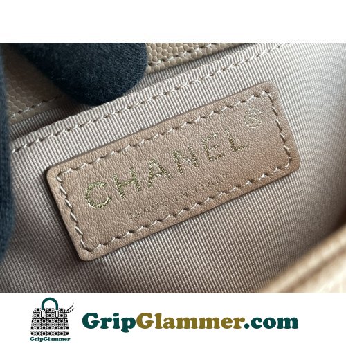 Chanel Boy Bag Caviar 20cm Small Lushentic AAAAA grade replica - Image 5