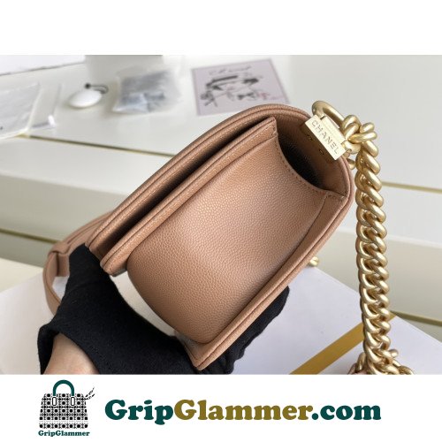 Chanel Boy Bag Caviar 20cm Small Lushentic AAAAA grade replica - Image 6