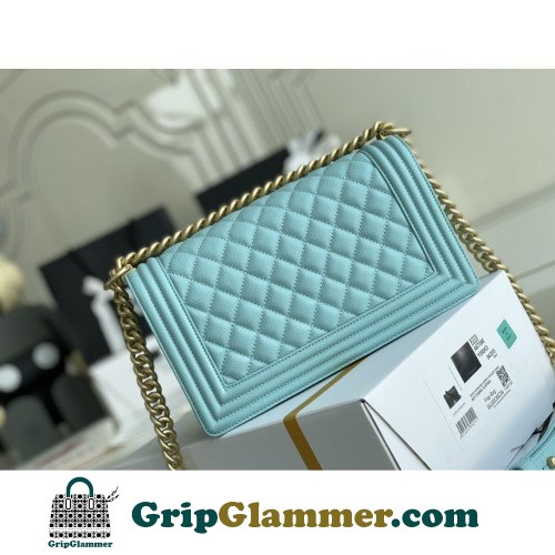 Chanel Boy Bag Caviar 25cm Medium Lushentic AAAAA grade replica - Image 5