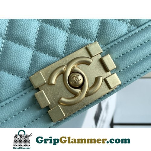 Chanel Boy Bag Caviar 25cm Medium Lushentic AAAAA grade replica - Image 6