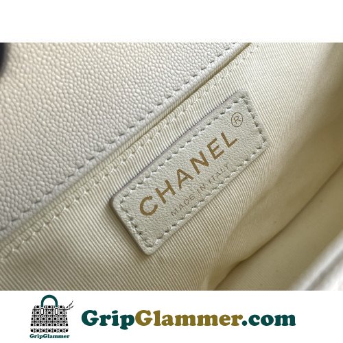 Chanel Boy Bag Caviar 25cm Medium Lushentic AAAAA grade replica - Image 8