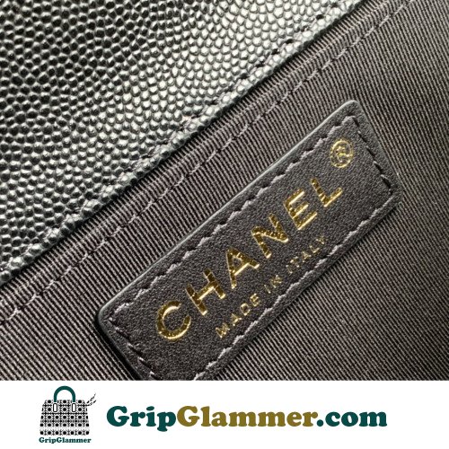Chanel Boy Bag Caviar 25cm Medium Lushentic AAAAA grade replica - Image 2