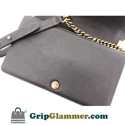 Chanel Boy Bag Caviar 28cm New Medium Lushentic AAAAA grade replica - Image 5