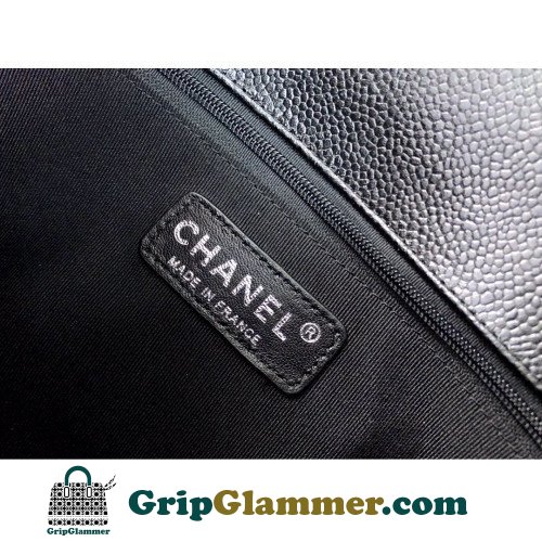 Chanel Boy Bag Caviar 28cm New Medium Lushentic AAAAA grade replica - Image 6