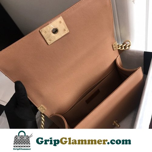 Chanel Boy Bag Caviar 25cm Medium Lushentic AAAAA grade replica - Image 8