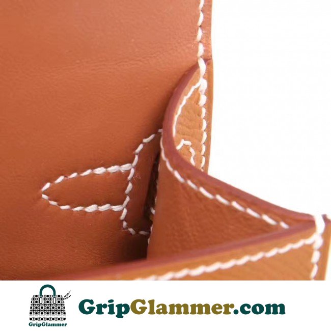 Hermes Brown Epsom Kelly Mini II 20cm Lushentic AAAAA Grade Replica - Image 7