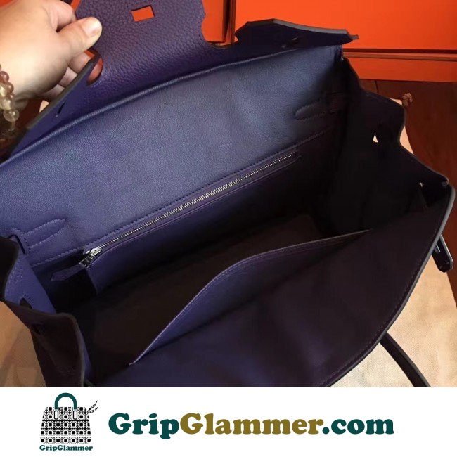 Hermes Iris Clemence Birkin 35cm Lushentic AAAAA Grade Replica - Image 2