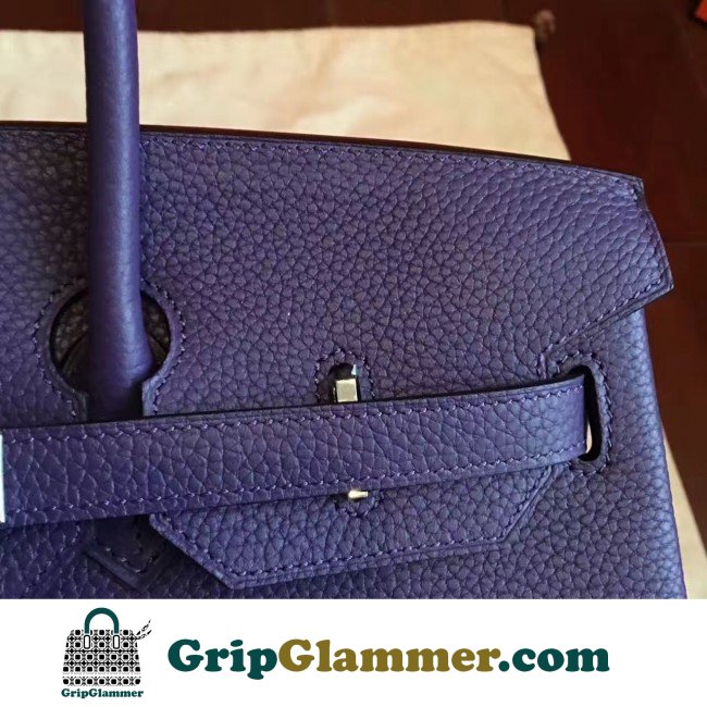 Hermes Iris Clemence Birkin 35cm Lushentic AAAAA Grade Replica - Image 5