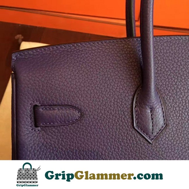 Hermes Iris Clemence Birkin 35cm Lushentic AAAAA Grade Replica - Image 6