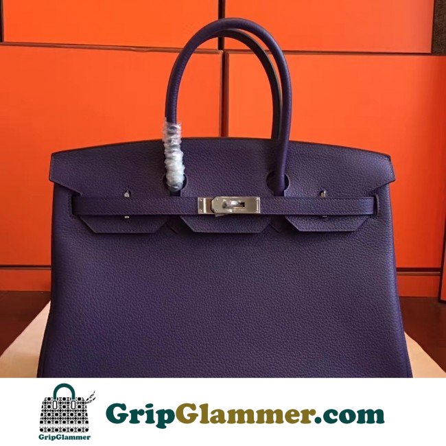 Hermes Iris Clemence Birkin 35cm Lushentic AAAAA Grade Replica
