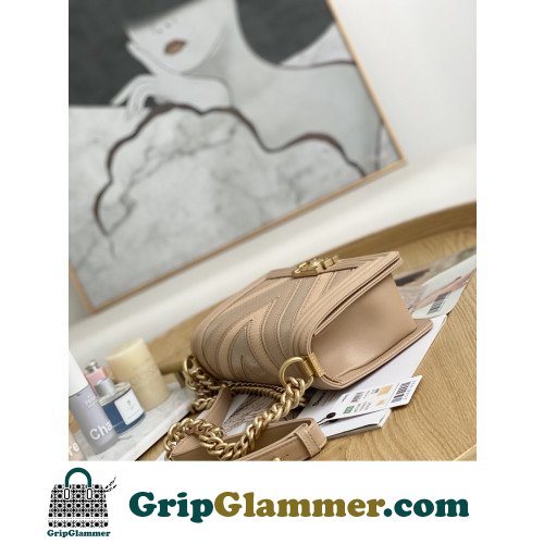 Chanel Boy Bag Caviar 25cm Medium Lushentic AAAAA grade replica - Image 8