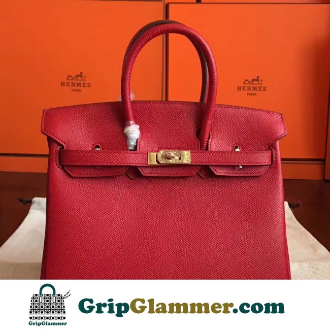 Hermes Red Epsom Birkin 25cm Lushentic AAAAA Grade Replica
