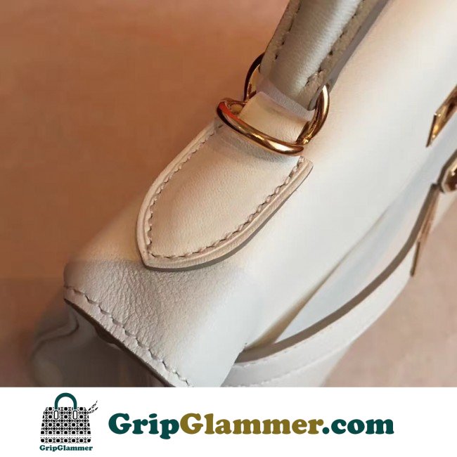 Replica Hermes Ivory Swift Kelly Retourne 32cm Lushentic AAAAA Grade Replica - Image 3