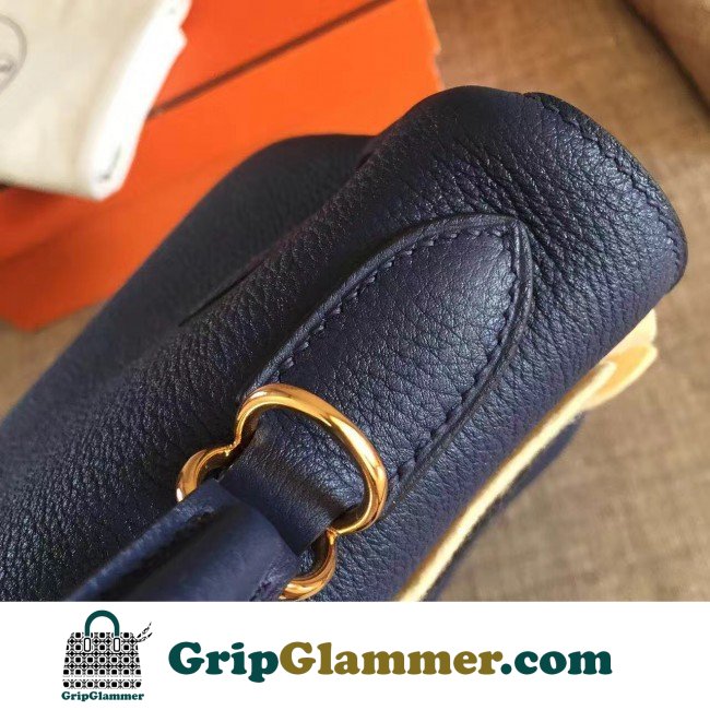 Hermes Sapphire Clemence Kelly Retourne 32cm Lushentic AAAAA Grade Replica - Image 2