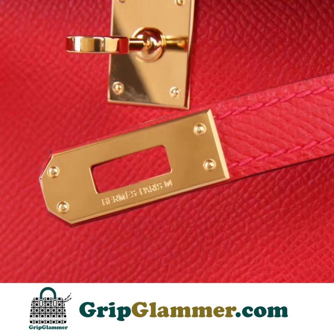 Hermes Red Epsom Kelly Mini II 20cm Lushentic AAAAA Grade Replica - Image 7