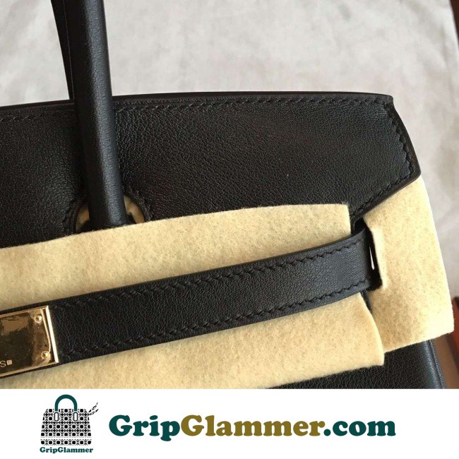 Hermes Black Swift Birkin 35cm Lushentic AAAAA Grade Replica - Image 2