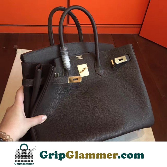 Hermes Cafe Clemence Birkin 35cm Lushentic AAAAA Grade Replica - Image 3
