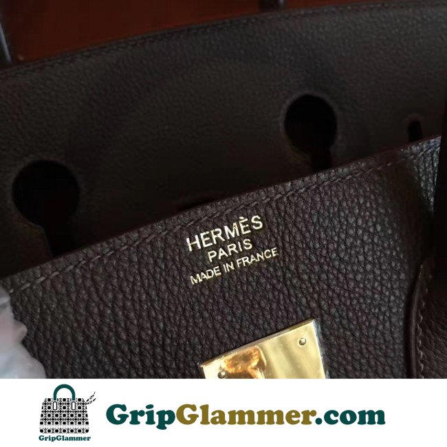 Hermes Cafe Clemence Birkin 35cm Lushentic AAAAA Grade Replica - Image 4