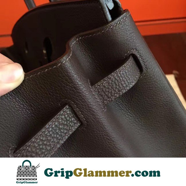 Hermes Cafe Clemence Birkin 35cm Lushentic AAAAA Grade Replica - Image 5