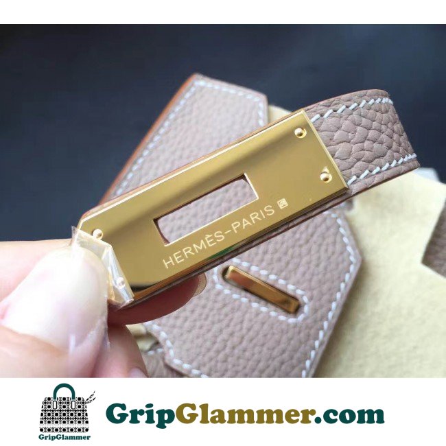 Hermes Grey Clemence Birkin 35cm Lushentic AAAAA Grade Replica - Image 8