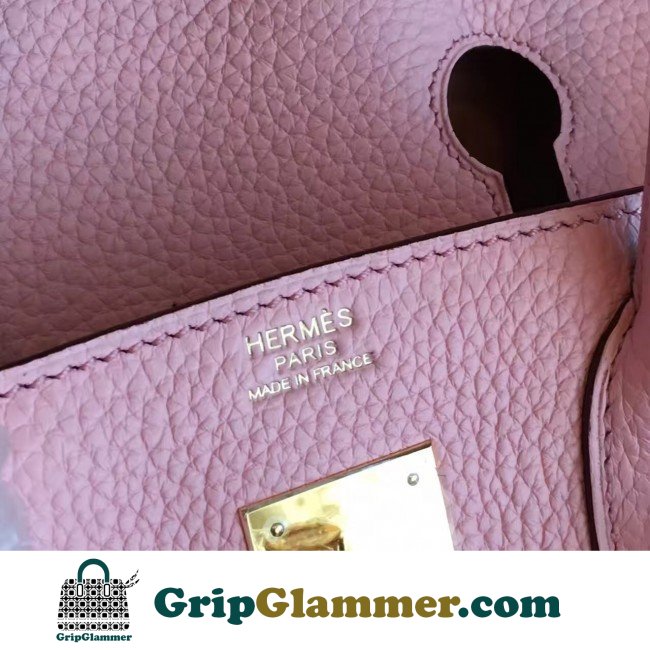 Hermes Pink Clemence Birkin 40cm Lushentic AAAAA Grade Replica - Image 6