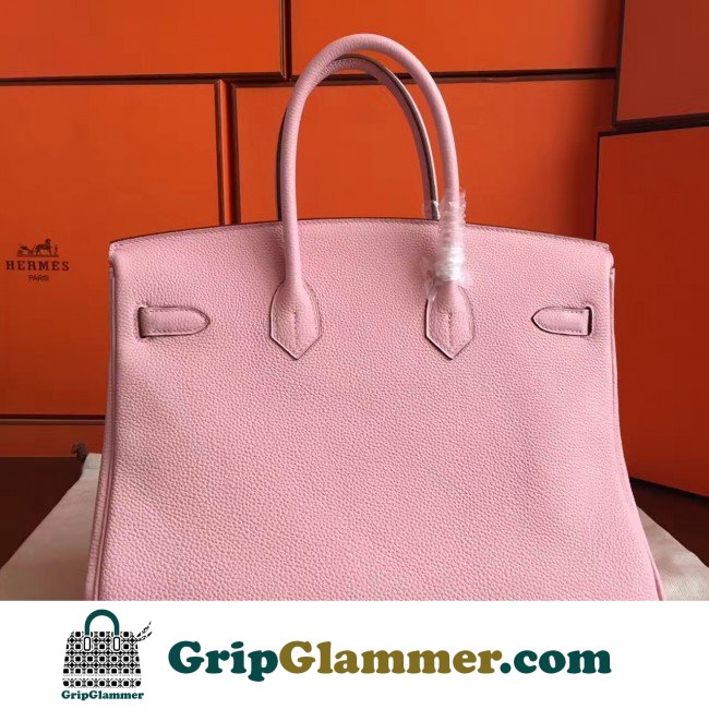 Hermes Pink Clemence Birkin 40cm Lushentic AAAAA Grade Replica - Image 8