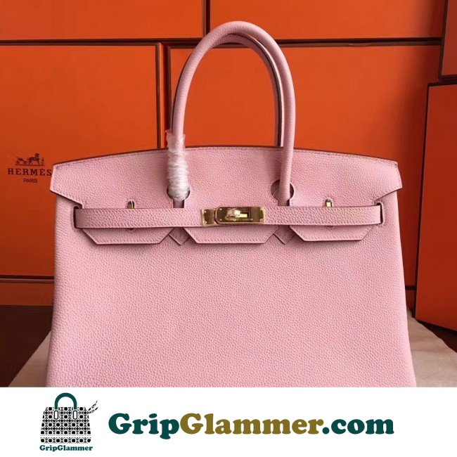 Hermes Pink Clemence Birkin 40cm Lushentic AAAAA Grade Replica