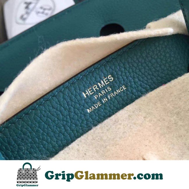 Hermes Malachite Clemence Birkin 30cm Lushentic AAAAA Grade Replica - Image 7