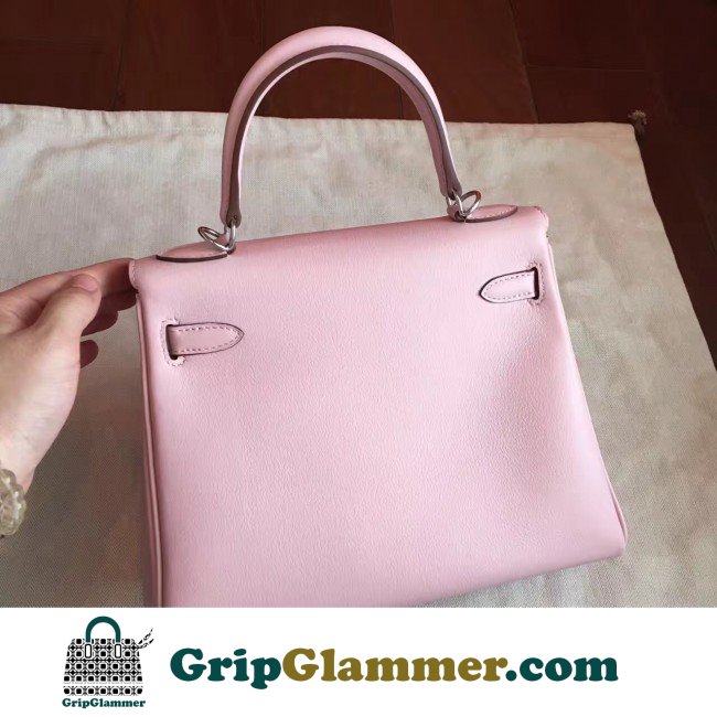 Hermes Rose Dragee Swift Kelly 25cm Retourne Lushentic AAAAA Grade Replica - Image 2