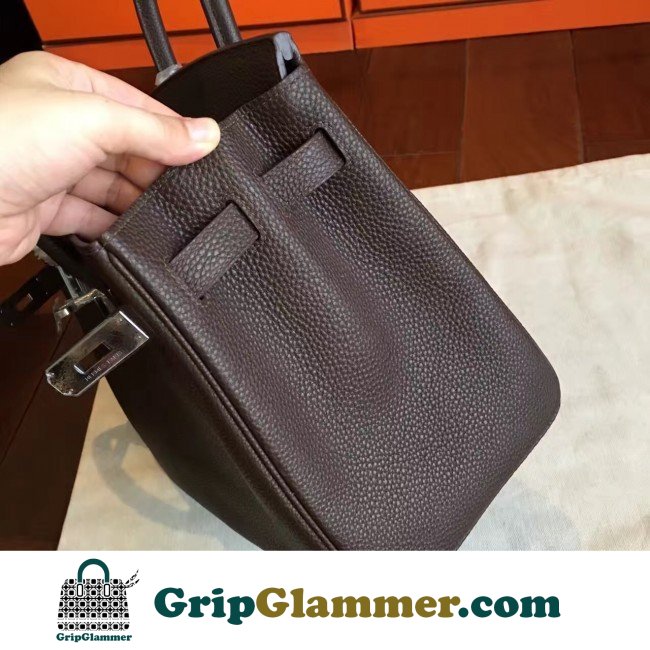 Hermes Cafe Clemence Birkin 30cm Lushentic AAAAA Grade Replica - Image 2