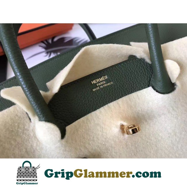 Hermes Canopee Clemence Birkin 30cm Lushentic AAAAA Grade Replica - Image 4