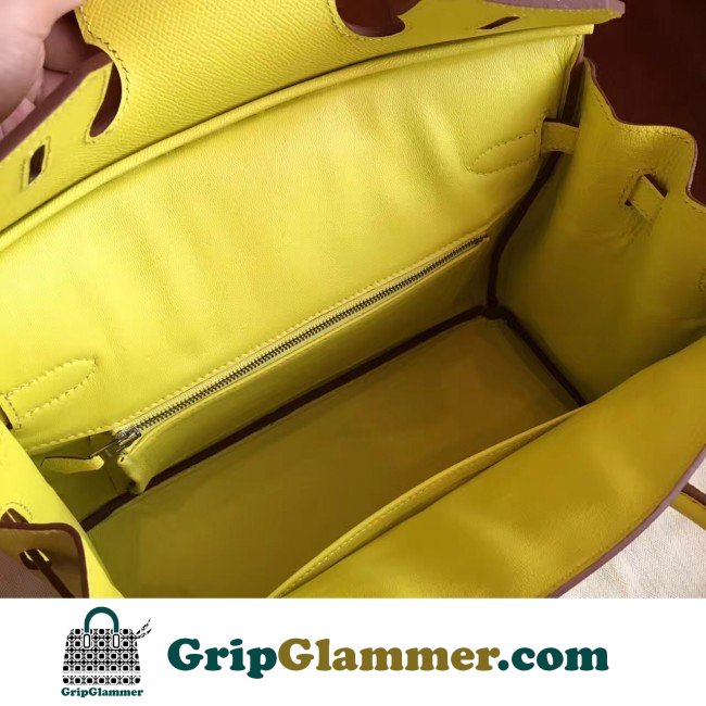 Hermes Jaune Epsom Birkin 35cm Lushentic AAAAA Grade Replica - Image 4