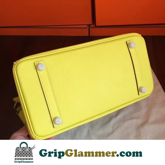 Hermes Jaune Epsom Birkin 35cm Lushentic AAAAA Grade Replica - Image 6