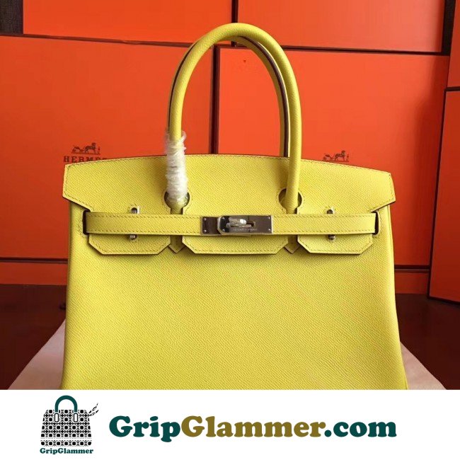 Hermes Jaune Epsom Birkin 35cm Lushentic AAAAA Grade Replica