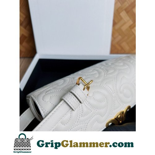 Celine Quilted LambTriomphe Bag-20 X 10 X 4CM - Image 5