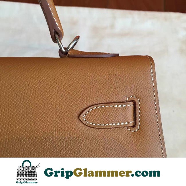 Hermes Brown Epsom Kelly 32cm Sellier Lushentic AAAAA Grade Replica - Image 2