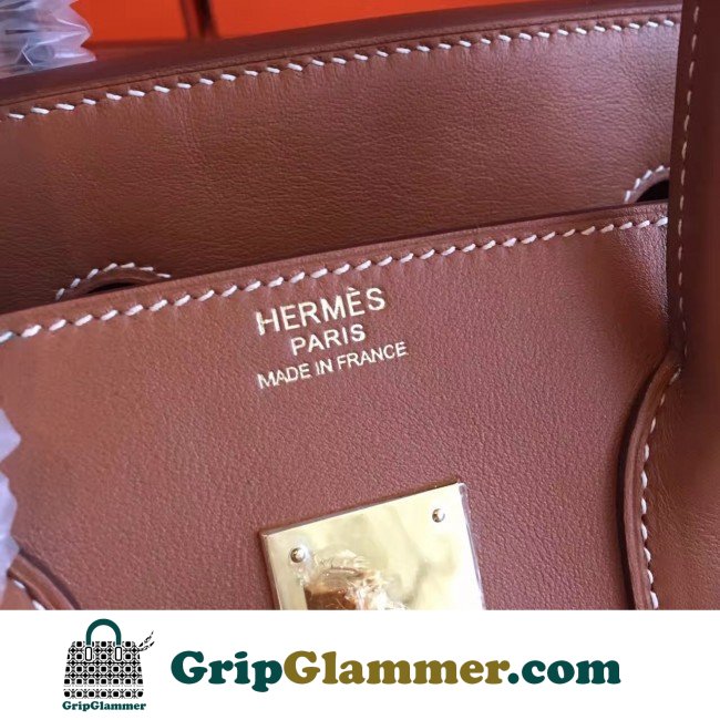 Hermes Gold Swift Birkin 35cm Lushentic AAAAA Grade Replica - Image 2