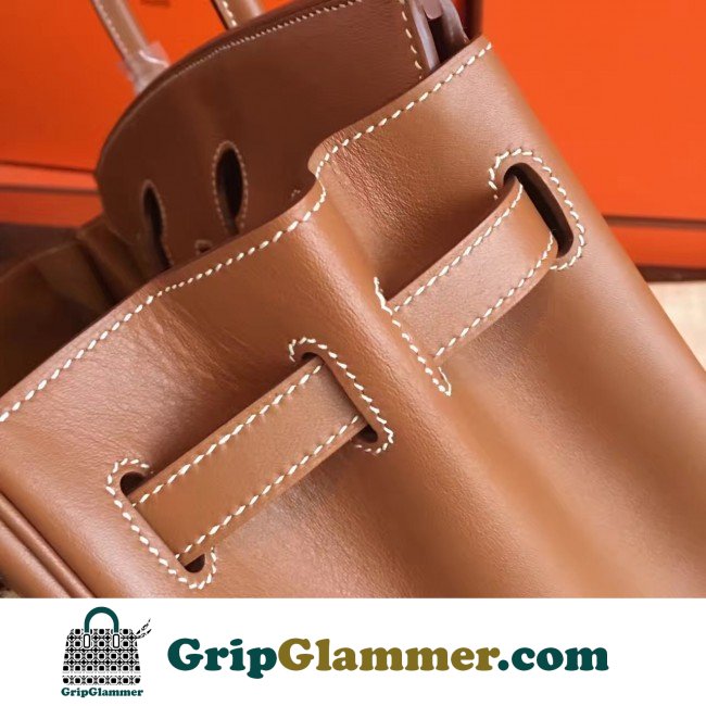 Hermes Gold Swift Birkin 35cm Lushentic AAAAA Grade Replica - Image 3