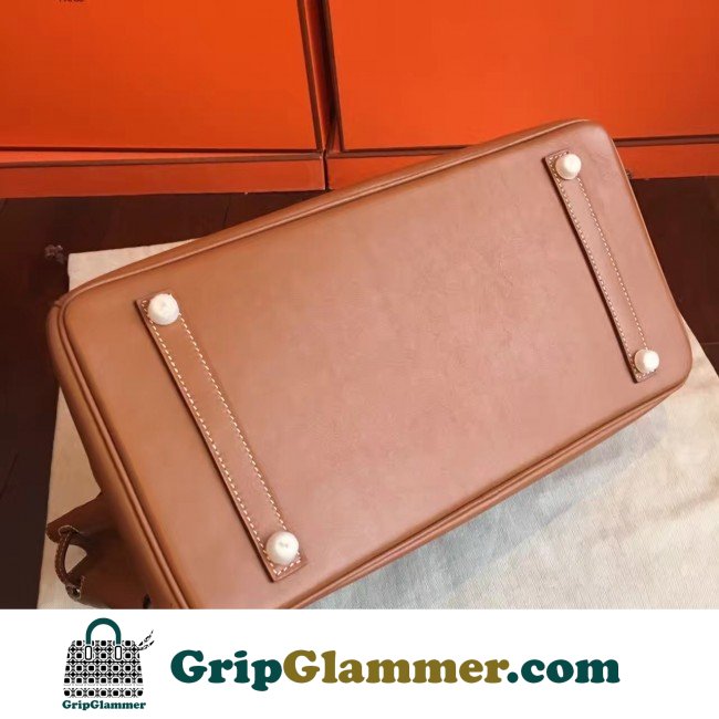 Hermes Gold Swift Birkin 35cm Lushentic AAAAA Grade Replica - Image 7