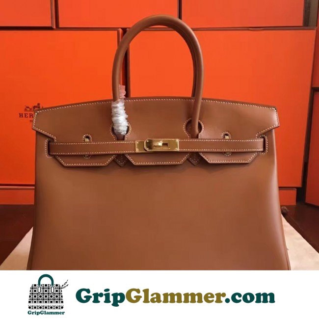Hermes Gold Swift Birkin 35cm Lushentic AAAAA Grade Replica