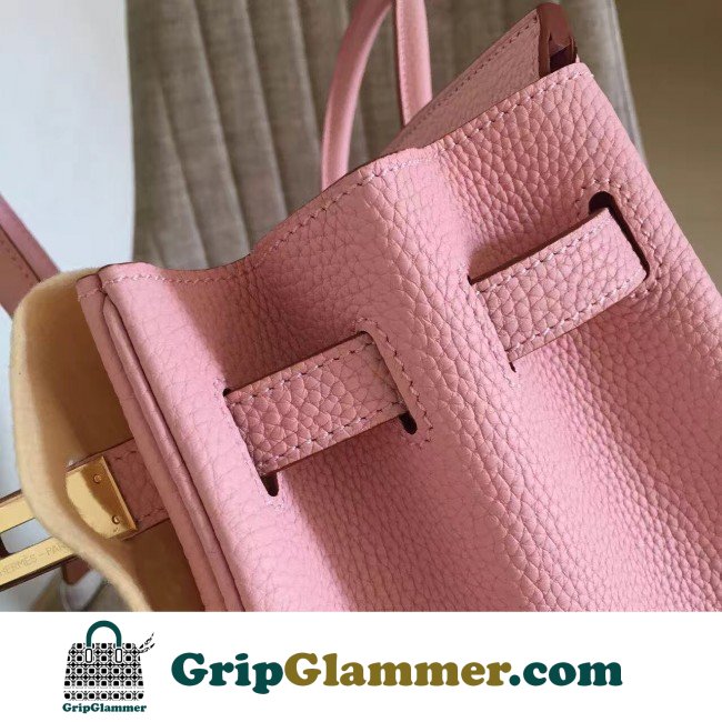 Hermes Pink Clemence Birkin 30cm Lushentic AAAAA Grade Replica - Image 9
