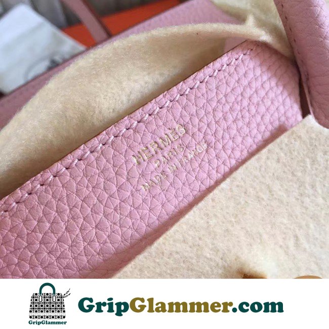 Hermes Pink Clemence Birkin 35cm Lushentic AAAAA Grade Replica - Image 4