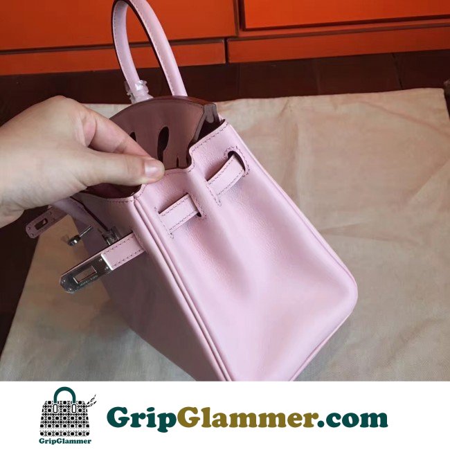Hermes Rose Dragee Swift Birkin 25cm Lushentic Grade Replica - Image 2