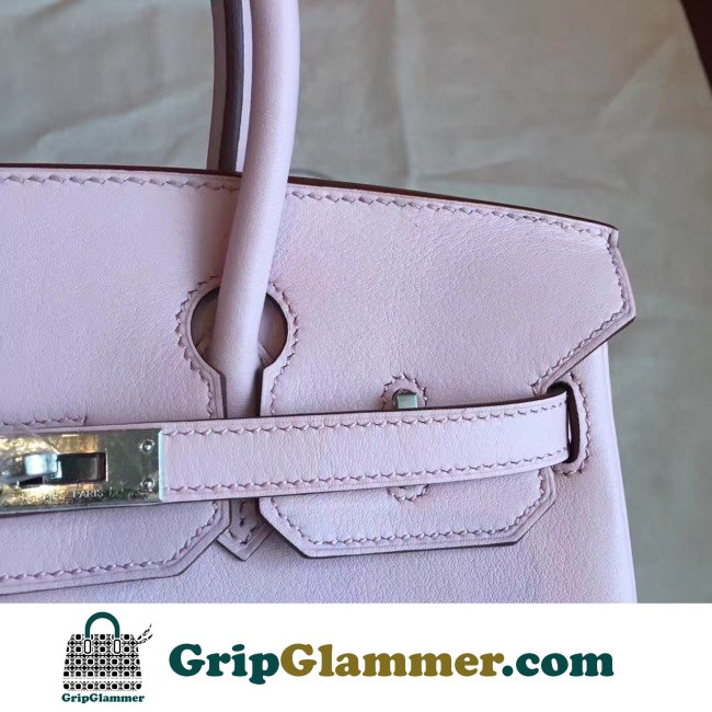 Hermes Rose Dragee Swift Birkin 25cm Lushentic Grade Replica - Image 6