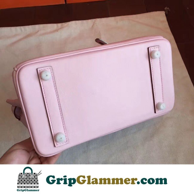 Hermes Rose Dragee Swift Birkin 25cm Lushentic Grade Replica - Image 7