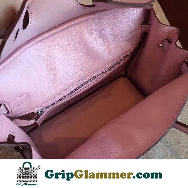 Hermes Rose Dragee Swift Birkin 25cm Lushentic Grade Replica - Image 8