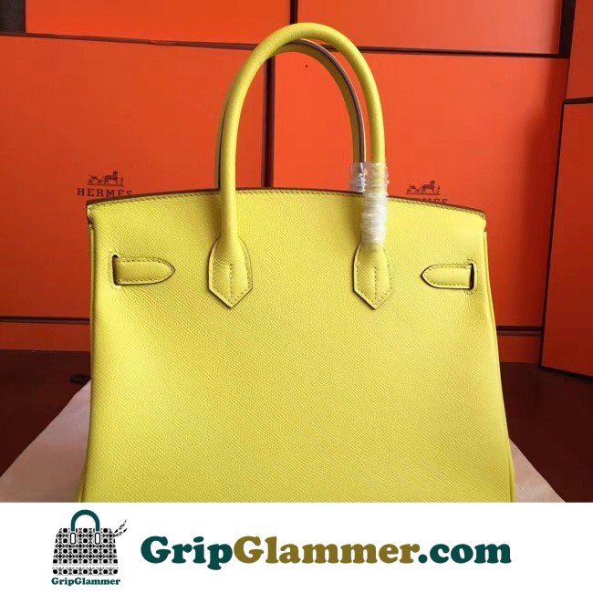 Hermes Soufre Epsom Birkin 30cm Lushentic AAAAA Grade Replica - Image 7